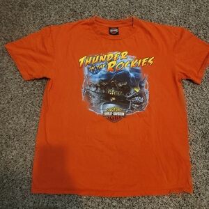 Harley-Davidson Orange Graphic T-Shirt